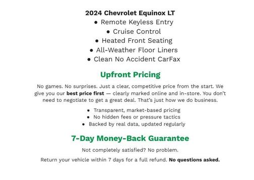 Summit White 2024 Chevrolet Equinox 1LT