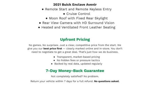 Satin Steel Metallic 2021 Buick Enclave AWD Avenir