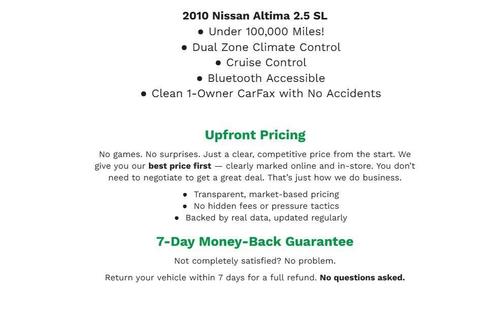 2010 Nissan Altima 2.5 SL