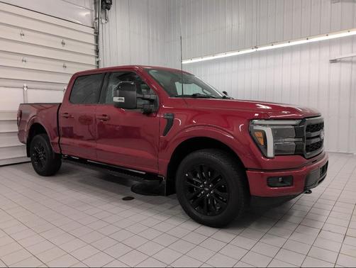 Rapid Red Metallic Tinted Clearcoat 2025 Ford F-150 Lariat