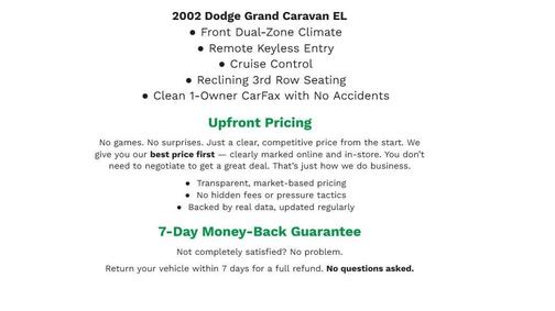 2002 Dodge Grand Caravan eL