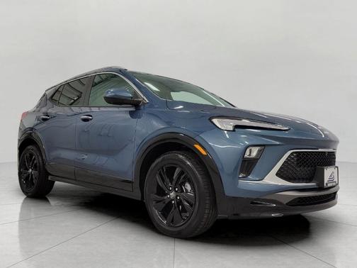 Ocean Blue Metallic 2024 Buick Encore GX Sport Touring