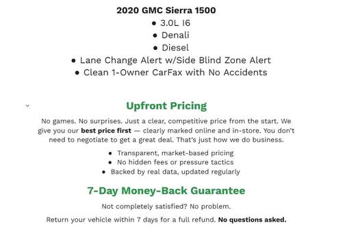 2020 GMC Sierra 1500 Denali