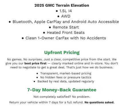 2025 GMC Terrain AWD Elevation