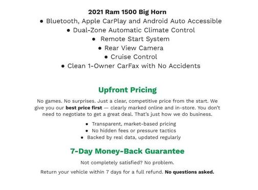 2021 RAM 1500 Big Horn/Lone Star