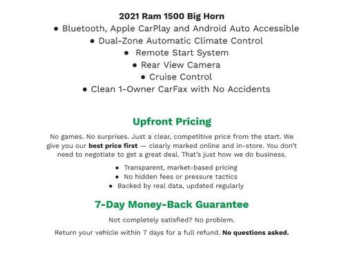 Flame Red Clearcoat 2021 RAM 1500 Big Horn/Lone Star