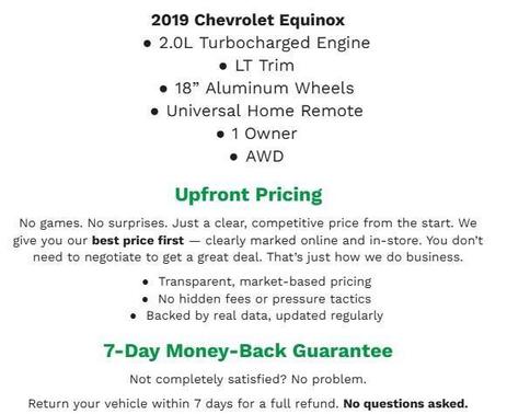 2019 Chevrolet Equinox 1LT