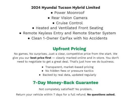 Black Pearl 2024 Hyundai TUCSON Hybrid Limited