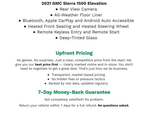 2021 GMC Sierra 1500 Elevation