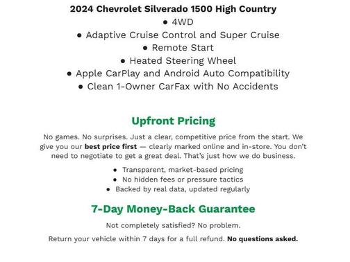 2024 Chevrolet Silverado 1500 High Country