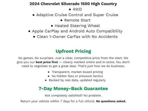 2024 Chevrolet Silverado 1500 High Country
