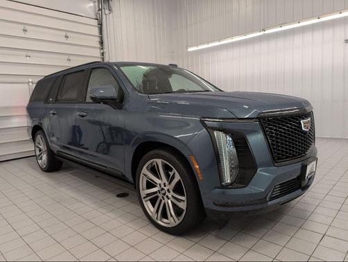 Deep Sea Metallic 2025 Cadillac Escalade ESV Sport Platinum