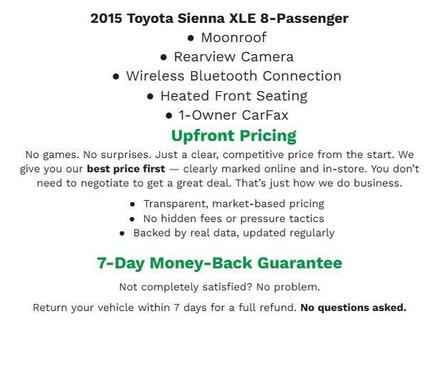 Predawn Gray Mica 2015 Toyota Sienna SE