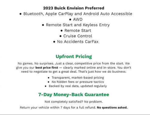 2023 Buick Envision Preferred AWD