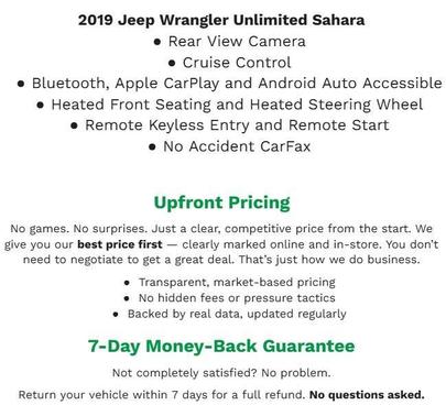 2019 Jeep Wrangler Unlimited Sahara