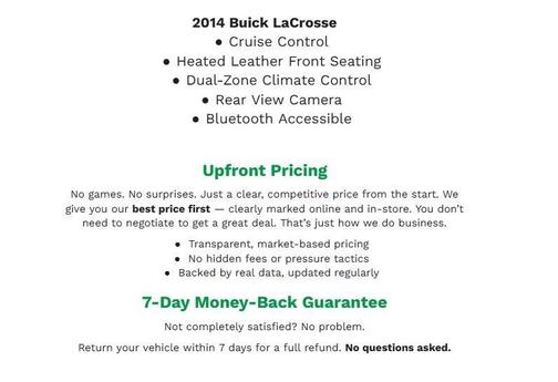 2014 Buick LaCrosse Leather