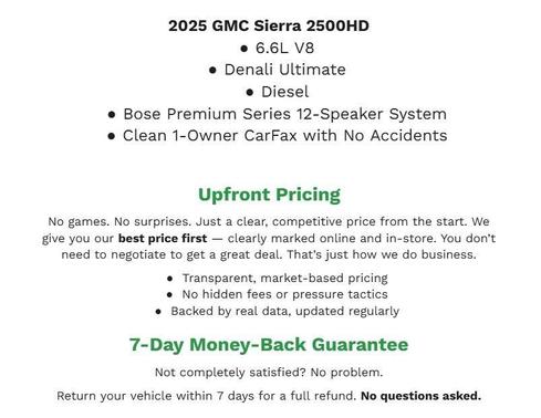 2025 GMC Sierra 2500 Denali Ultimate