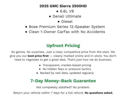 2025 GMC Sierra 2500 Denali Ultimate