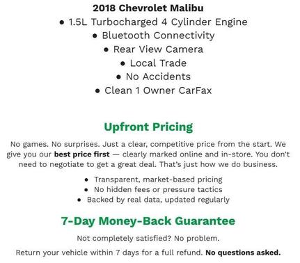 2018 Chevrolet Malibu LT