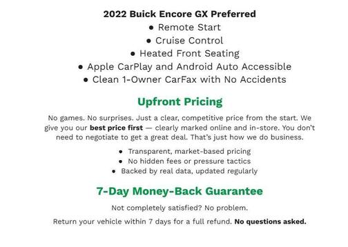 Summit White 2022 Buick Encore GX Preferred