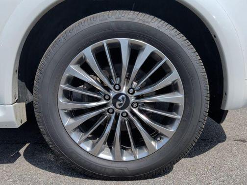 Moonstone White 2019 INFINITI QX80 Luxe