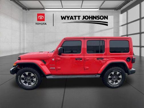 Firecracker Red Clearcoat 2018 Jeep Wrangler Unlimited Sahara