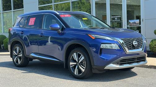 Caspian Blue 2023 Nissan Rogue Platinum