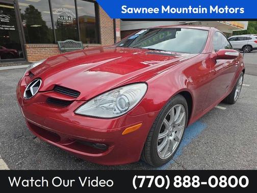 RED 2006 Mercedes-Benz SLK-Class SLK350 Roadster