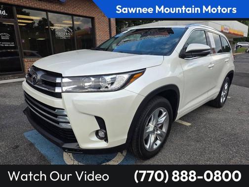 Blizzard Pearl 2019 Toyota Highlander Limited