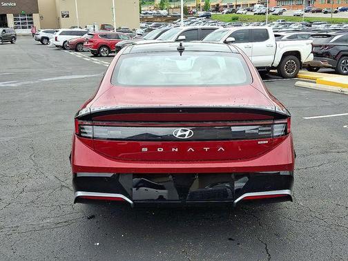 Red 2025 Hyundai SONATA Hybrid Limited