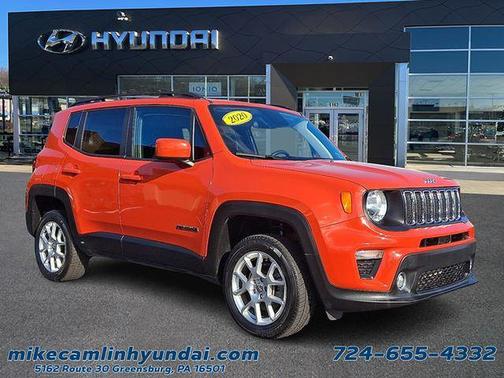 Omaha Orange Clearcoat 2020 Jeep Renegade Latitude