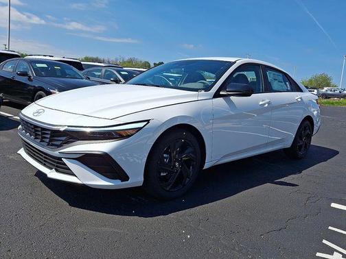 Serenity White 2026 Hyundai ELANTRA Sport