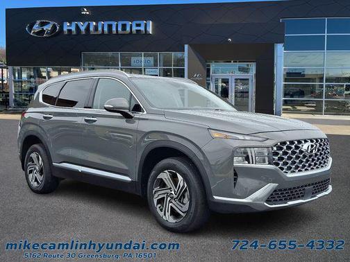 Gray 2022 Hyundai SANTA FE SEL 2.4