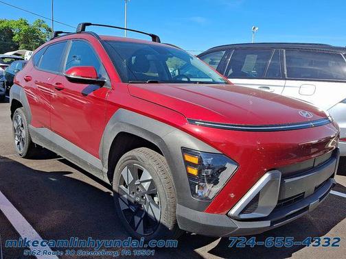 Ultimate Red Metallic 2025 Hyundai KONA SEL