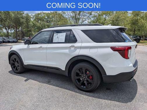 Star White Metallic Tri-Coat 2023 Ford Explorer ST