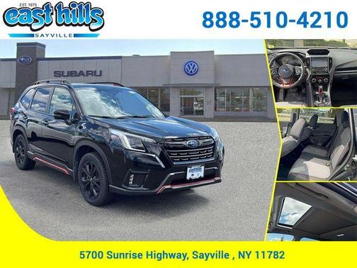 Crystal Black Silica 2023 Subaru Forester Sport