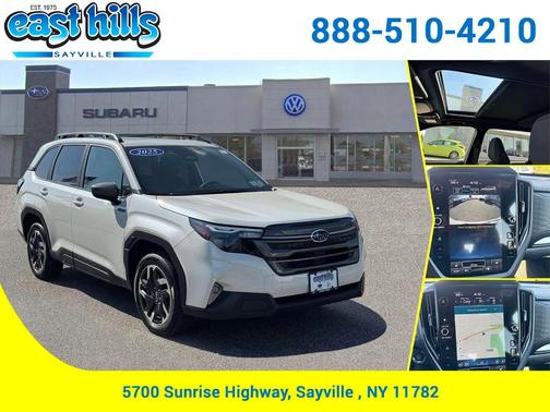 Crystal White Pearl 2025 Subaru Forester Hybrid