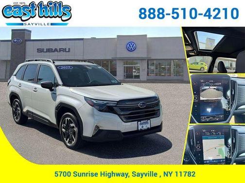 Crystal White Pearl 2025 Subaru Forester Hybrid