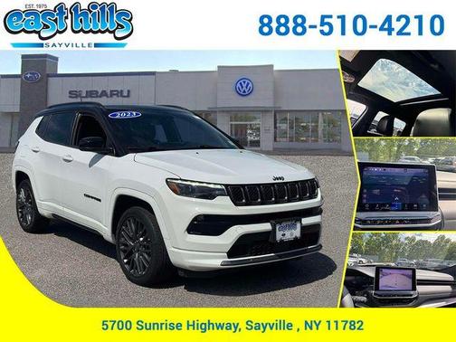 Bright White Clearcoat 2023 Jeep Compass Limited