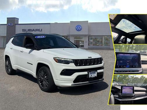 Bright White Clearcoat 2023 Jeep Compass Limited