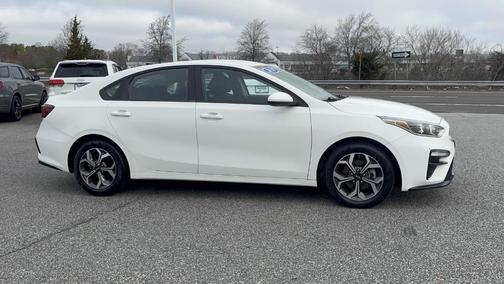 Clear White 2020 Kia Forte LXS