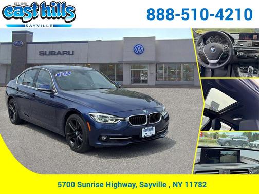 Blue Metallic 2018 BMW 330 i xDrive
