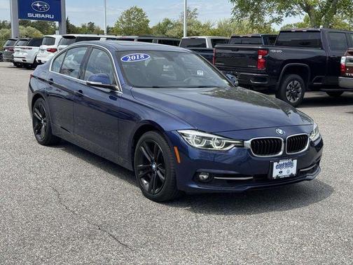 Blue Metallic 2018 BMW 330 i xDrive