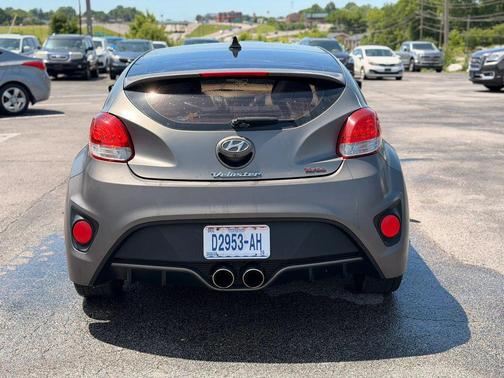 Matte Gray Metallic 2015 Hyundai Veloster Turbo