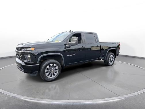 Mosaic Black Metallic 2021 Chevrolet Silverado 2500 4WD Crew Cab 159" Custom