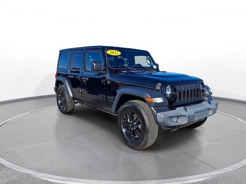 Black Clearcoat 2022 Jeep Wrangler Unlimited Sport Altitude 4x4