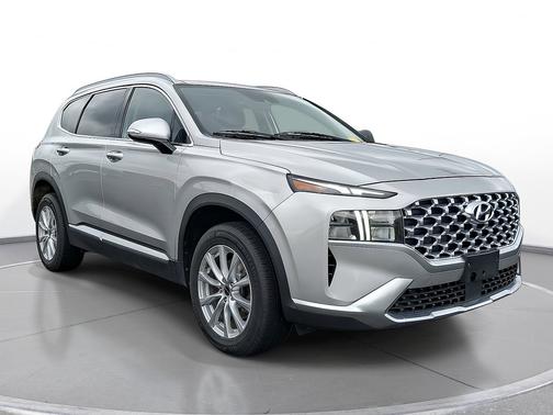 Shimmering Silver 2021 Hyundai SANTA FE HEV SEL Premium AWD