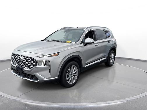 Shimmering Silver 2021 Hyundai SANTA FE HEV SEL Premium AWD
