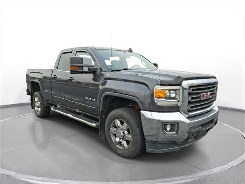 Iridium Metallic 2015 GMC Sierra 2500 4WD Double Cab 144.2" SLE