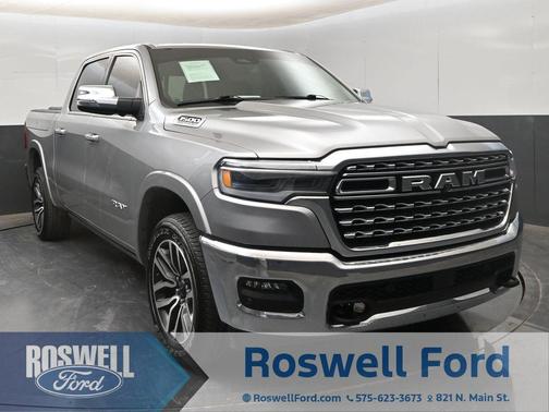 Billet Silver Metallic Clearcoat 2025 RAM 1500 Longhorn